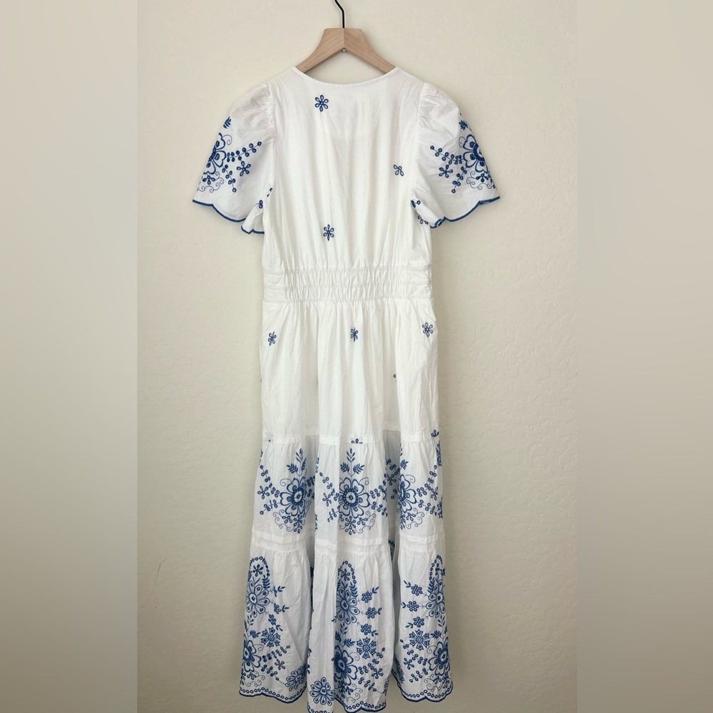 NWOT Anthropologie The Somerset Maxi Dress Eyelet Edition M - Picture 8 of 8